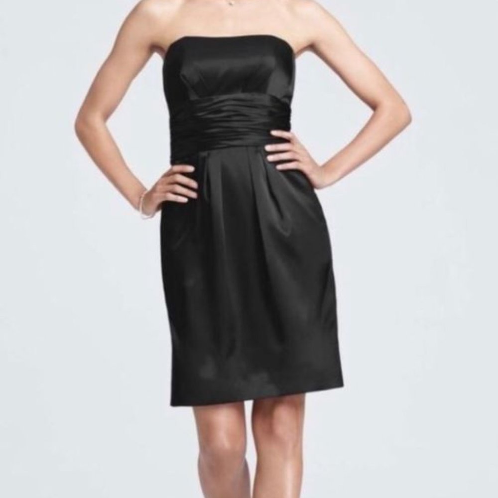 Olive David's Bridal Strapless Dress